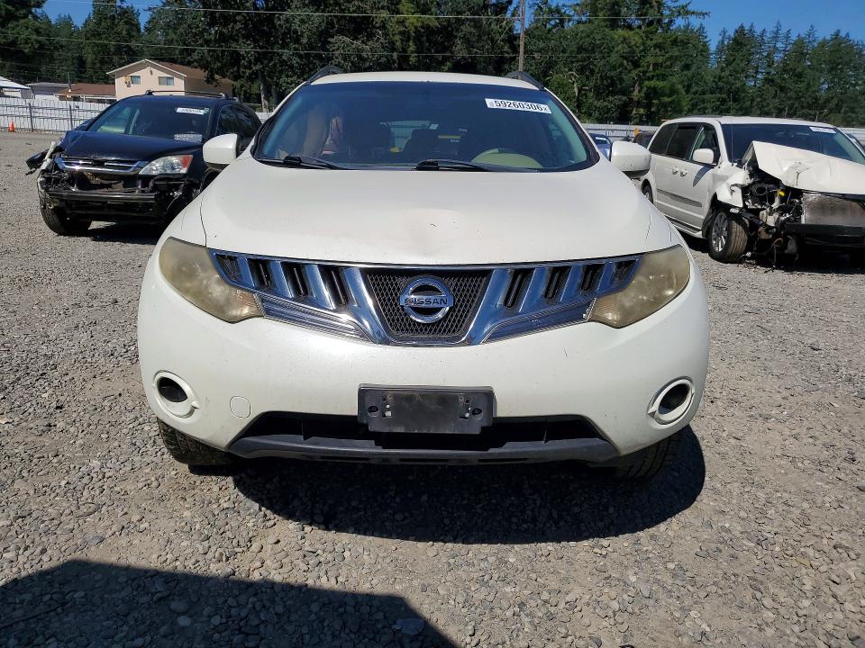 2009 Nissan Murano VIN JN8AZ18W59W127592 COPART salvage auction — SIDE, WA - BILL OF SALE, sold $175 on 2026-07-21 (photo 5)