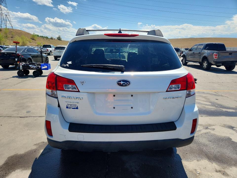 2012 Subaru Outback VIN 4S4BRCFC9C3275978 COPART salvage auction — REAR END, Co - Salvage Title, sold $2,200 on 2026-08-19 (photo 6)
