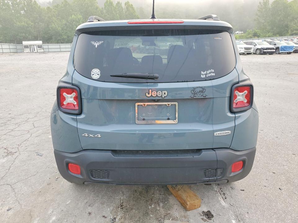2017 Jeep Renegade VIN ZACCJBBB5HPG48007 COPART salvage auction — FRONT END, Wv - Salvage Certificate, sold $1,450 on 2026-08-13 (photo 6)