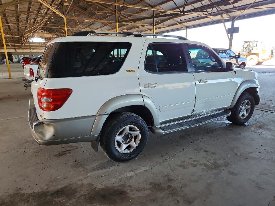 2002 Toyota Sequoia VIN 5TDZT34A02S073128 COPART salvage auction — FRONT END, Az - Cert Of Title - Salvage, sold $500 on 2026-07-22 (photo 3)