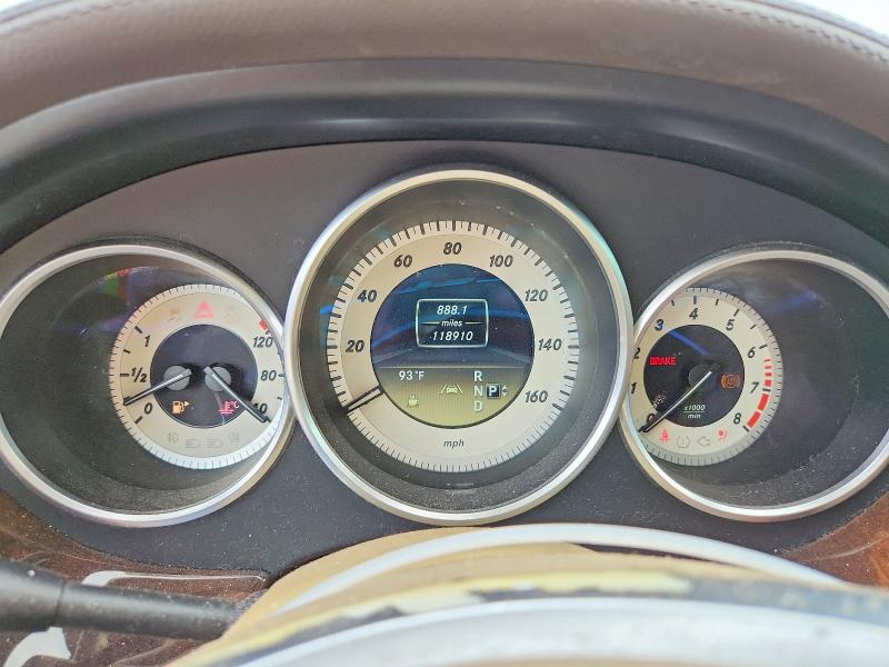 2012 Mercedes-benz Cls-klasse VIN WDDLJ9BBXCA055069 COPART salvage auction — WATER/FLOOD, KS - CERT OF TITLE-SALVAGE, sold $175 on 2026-08-05 (photo 9)