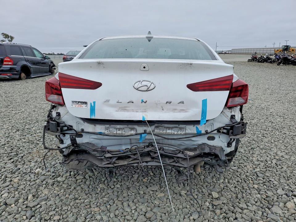 2020 Hyundai Elantra VIN 5NPD84LF7LH544469 COPART salvage auction — REAR END, CA - SALVAGE CERTIFICATE, sold $15 on 2026-07-30 (photo 6)