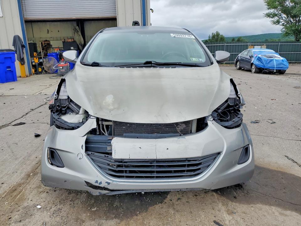 2013 Hyundai Elantra VIN KMHDH4AE5DU569786 COPART salvage auction — FRONT END, Pa - Certificate Of Salvage, sold $600 on 2026-07-15 (photo 5)