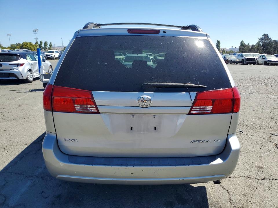 2005 Toyota Sienna VIN 5TDZA23C95S235197 COPART salvage auction — FRONT END, Ca - Salvage Certificate, sold $800 on 2026-07-31 (photo 6)