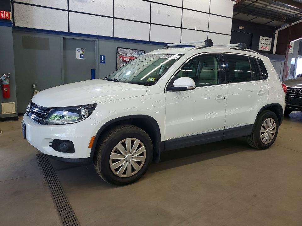 2012 Volkswagen Tiguan VIN WVGBV7AX2CW607397 COPART salvage auction — REAR END, Vt - Certificate Of Title, sold $1,650 on 2026-08-03 (photo 1)