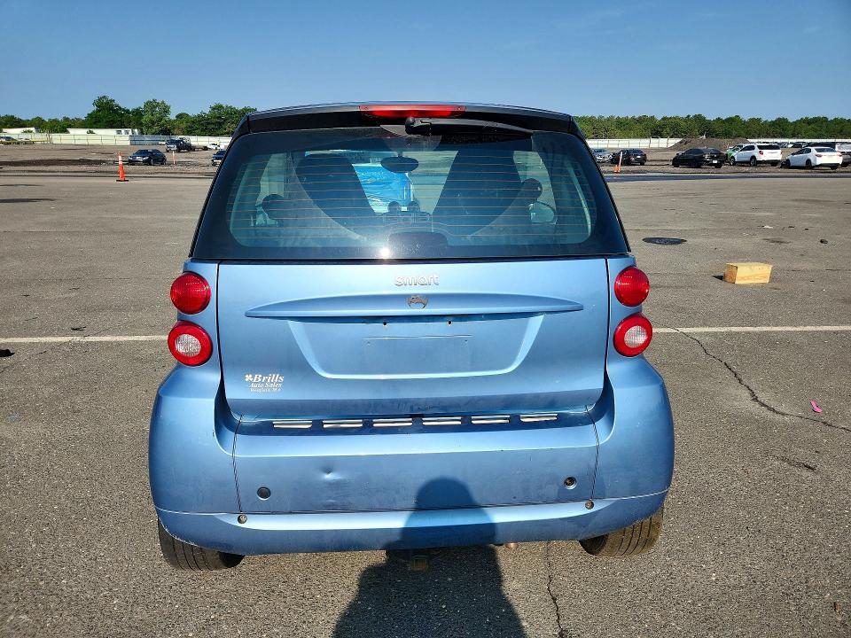 2011 Smart Fortwo VIN WMEEJ3BA6BK430165 COPART salvage auction — FRONT END, Ny - Mv-907A Salvage Certificate, sold $325 on 2026-07-22 (photo 6)