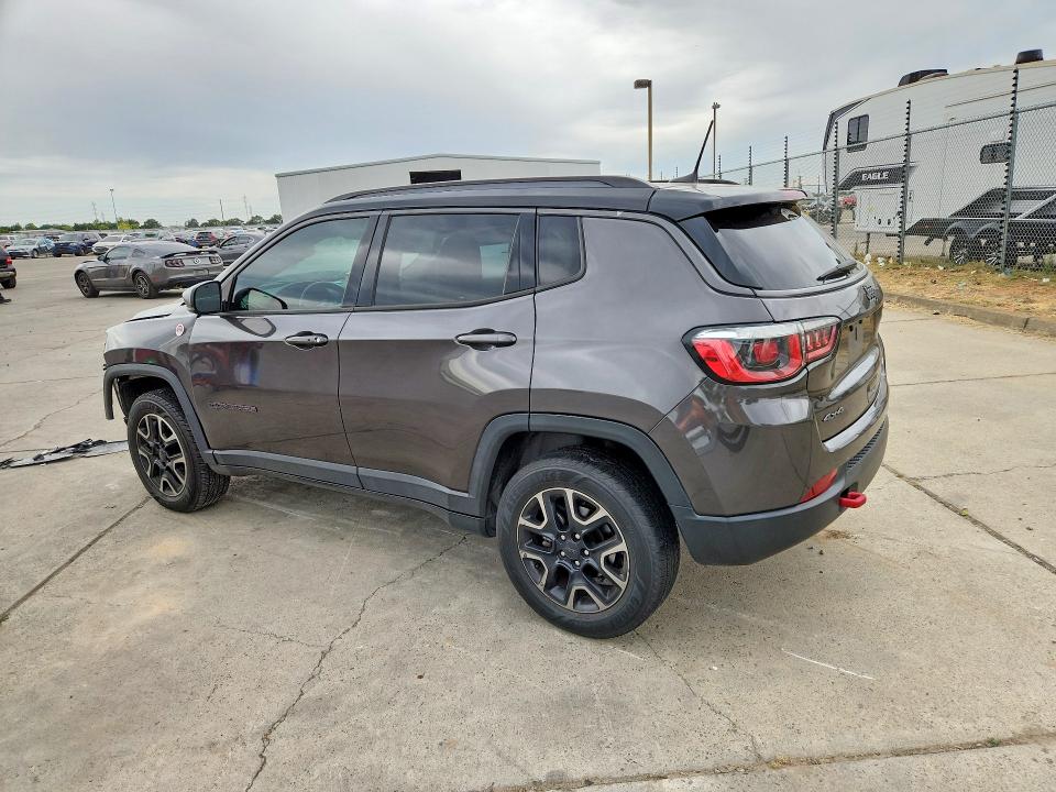 2019 Jeep Compass VIN 3C4NJDDB4KT733387 COPART salvage auction — FRONT END, Ca - Salvage Certificate, sold $975 on 2026-07-27 (photo 2)