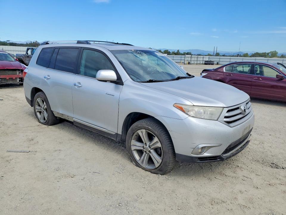 2012 Toyota Highlander VIN 5TDDK3EH1CS098176 COPART salvage auction — UNDERCARRIAGE, Salvage Title, sold $4,050 on 2026-07-24 (photo 4)