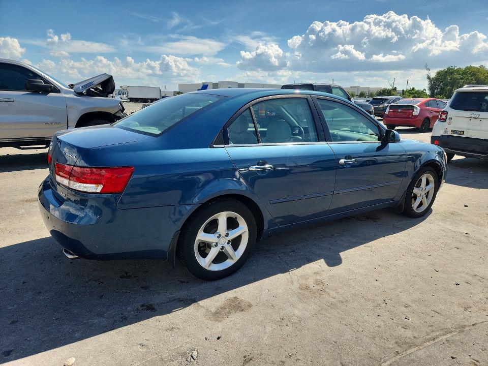 2006 Hyundai Sonata VIN 5NPEU46F96H021468 COPART salvage auction — MINOR DENT/SCRATCHES, FL - CERTIFICATE OF TITLE, sold $700 on 2026-07-27 (photo 3)