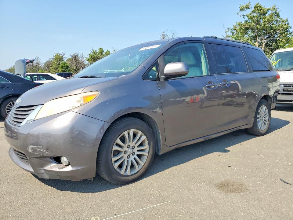 2011 Toyota Sienna VIN 5TDYK3DC7BS066127 COPART salvage auction — REAR END, NY - MV-907A SALVAGE CERTIFICATE, sold $2,550 on 2026-07-27 (photo 1)