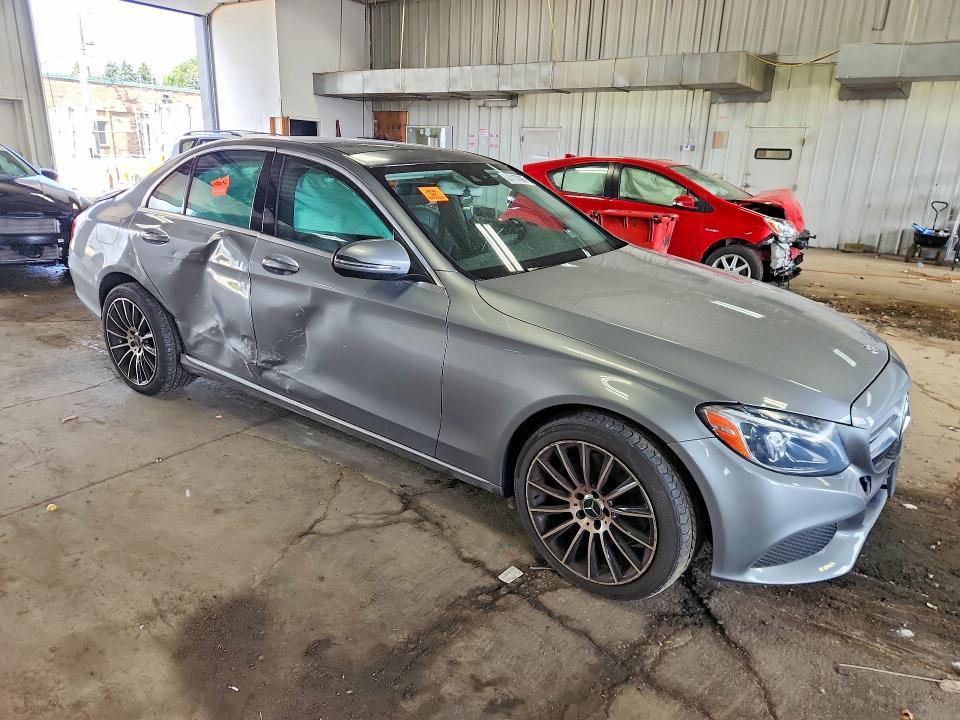 2016 Mercedes-benz C-klasse VIN WDDWF4KB0GR171647 COPART salvage auction — SIDE, Wi - Junked Vehicle Bill Of Sale, sold $3,800 on 2026-08-17 (photo 4)