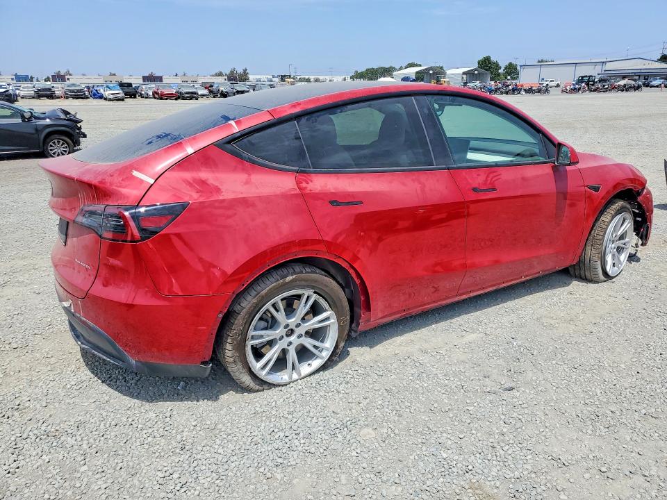 2023 Tesla Model y VIN 7SAYGDEE7PF601611 COPART salvage auction — FRONT END, Ca - Salvage Certificate, sold $8,900 on 2026-07-31 (photo 3)