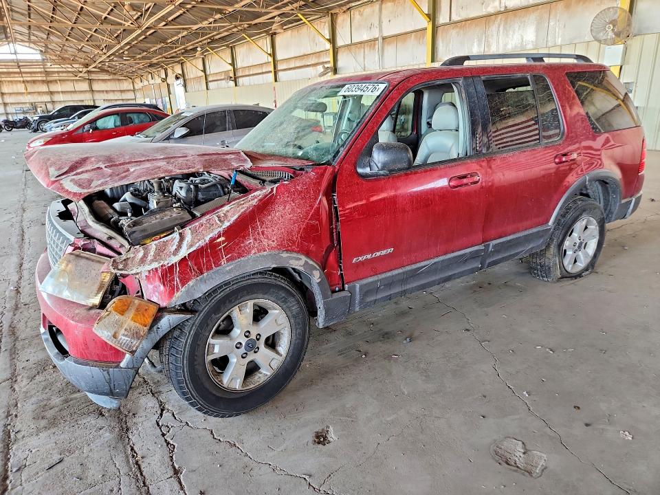2004 Ford Explorer VIN 1FMZU63E14ZB38942 COPART salvage auction — FRONT END, AZ - CERTIFICATE OF TITLE (P), sold $475 on 2026-09-28 (photo 1)