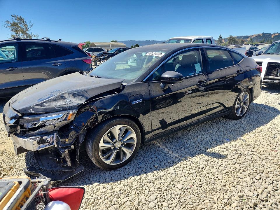 2018 Honda Clarity VIN JHMZC5F15JC018858 COPART salvage auction — FRONT END, Ca - Salvage Certificate, sold $200 on 2026-07-28 (photo 1)