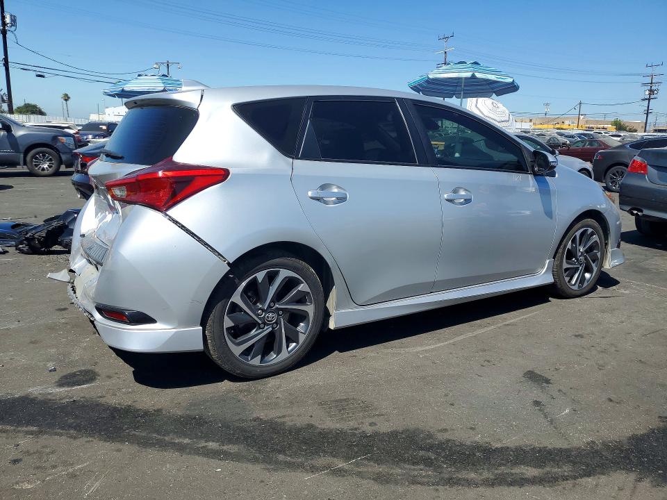 2018 Toyota Corolla VIN JTNKARJE8JJ576236 COPART salvage auction — REAR END, Ca - Salvage Certificate, sold $1,800 on 2026-07-22 (photo 3)