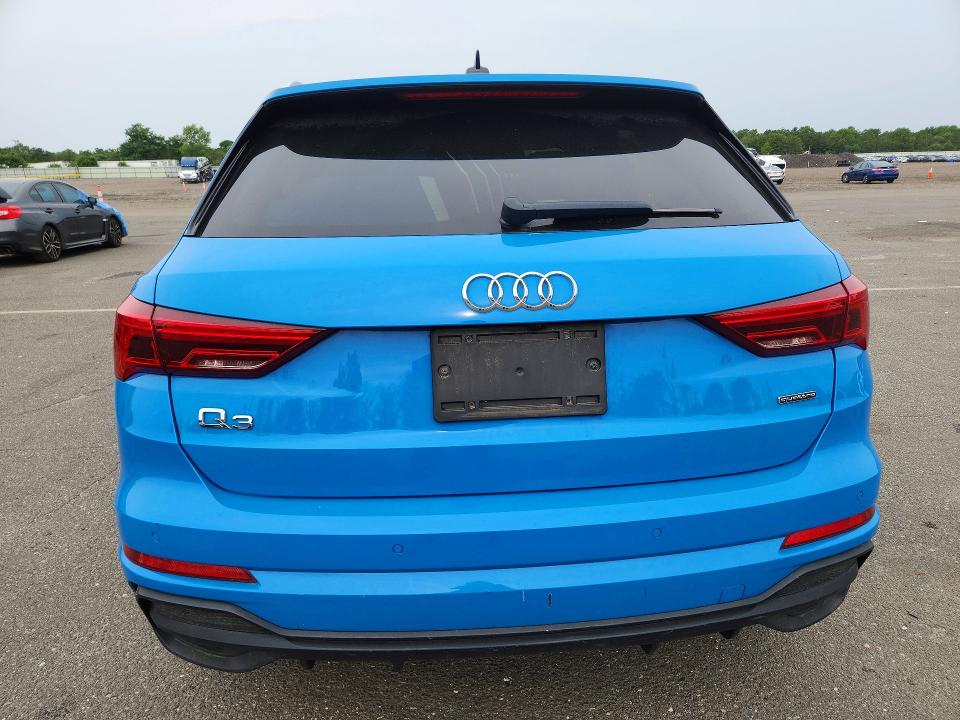 2020 Audi Q3 VIN WA1FECF36L1038694 COPART salvage auction — FRONT END, NY - MV-907A SALVAGE CERTIFICATE, sold $7,000 on 2026-07-27 (photo 6)