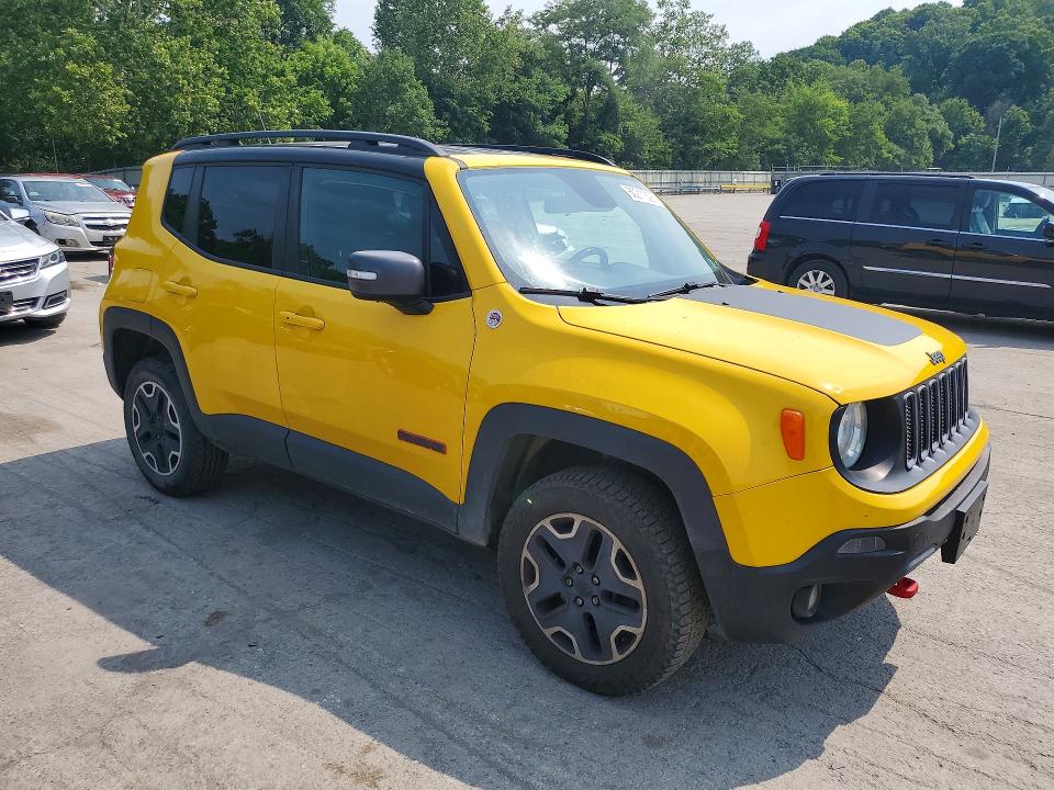 2016 Jeep Renegade VIN ZACCJBCT2GPD51654 COPART salvage auction — HAIL, Pa - Certificate Of Salvage, sold $2,500 on 2026-08-06 (photo 4)