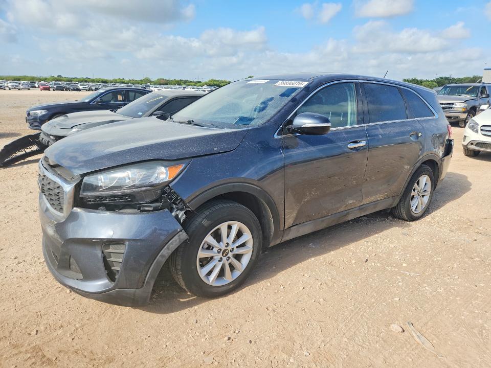 2020 Kia Sorento VIN 5XYPG4A59LG622851 COPART salvage auction — FRONT END, TX - CERTIFICATE OF TITLE (P), sold $3,400 on 2026-07-30 (photo 1)