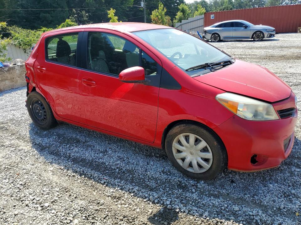 2012 Toyota Yaris VIN JTDKTUD34CD537544 COPART salvage auction — FRONT END, Ga - Certificate Of Title, sold $1,750 on 2026-07-27 (photo 4)