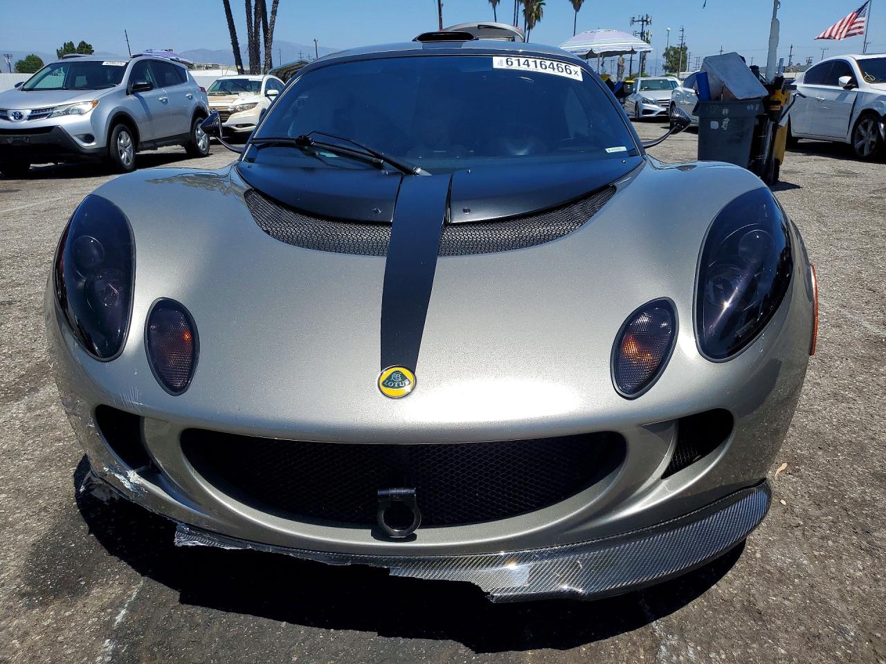2007 Lotus Exige VIN SCCVC11107HL80753 COPART salvage auction — Front End, CA - SALVAGE CERTIFICATE, sold $41,250 on 2026-08-07 (photo 5)
