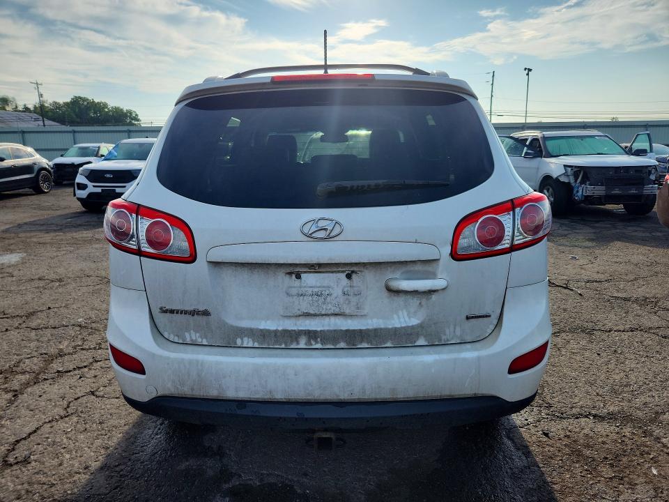 2012 Hyundai Santa fe VIN 5XYZHDAG5CG135976 COPART salvage auction — MECHANICAL, PA - CERT OF TITLE, sold $650 on 2026-07-14 (photo 6)