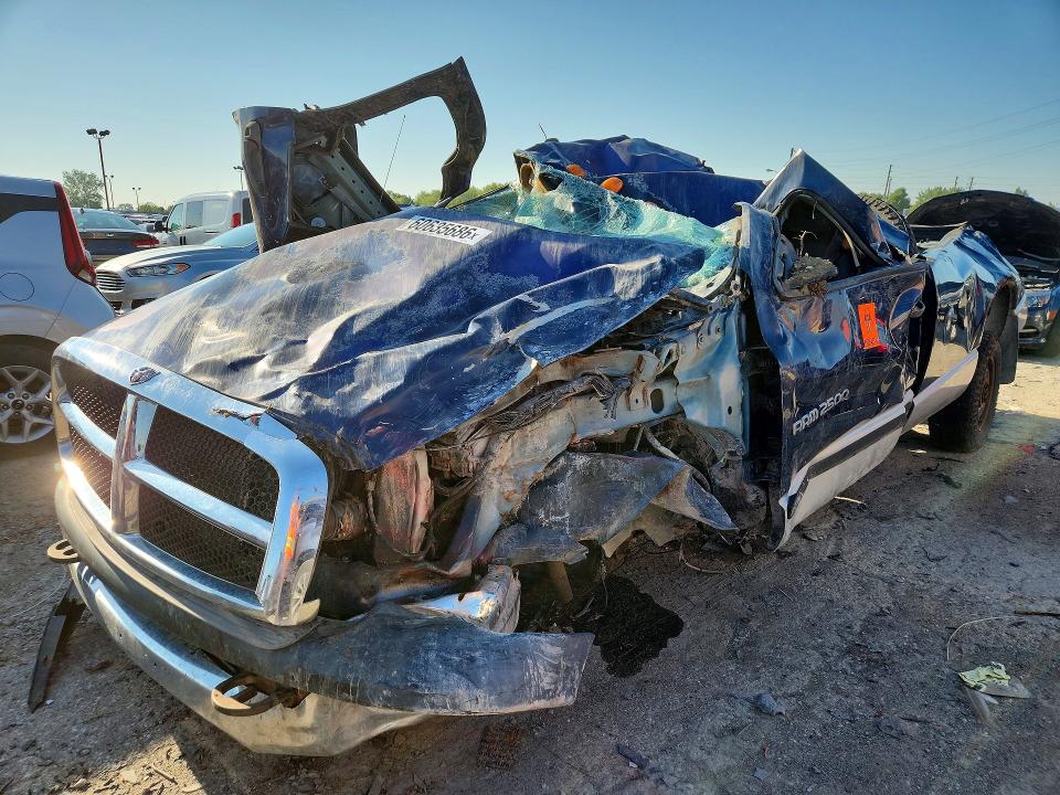 2004 Dodge Ram 2500 VIN 3D7KU26C64G116076 COPART salvage auction — ROLLOVER, IN - BILL OF SALE - PARTS ONLY, sold $2,050 on 2026-10-16 (photo 1)