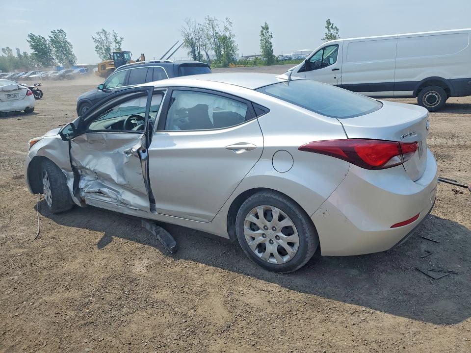2015 Hyundai Elantra VIN 5NPDH4AE9FH595311 COPART salvage auction — SIDE, Qc - Irrecuperable, sold $825 on 2026-09-08 (photo 2)