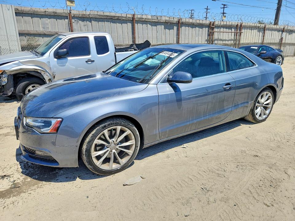 2013 Audi A5 VIN WAULFAFR1DA001419 COPART salvage auction — REAR END, Ca - Dis/Dlr/Exp App For Dup Clean, sold $1,050 on 2026-07-27 (photo 1)
