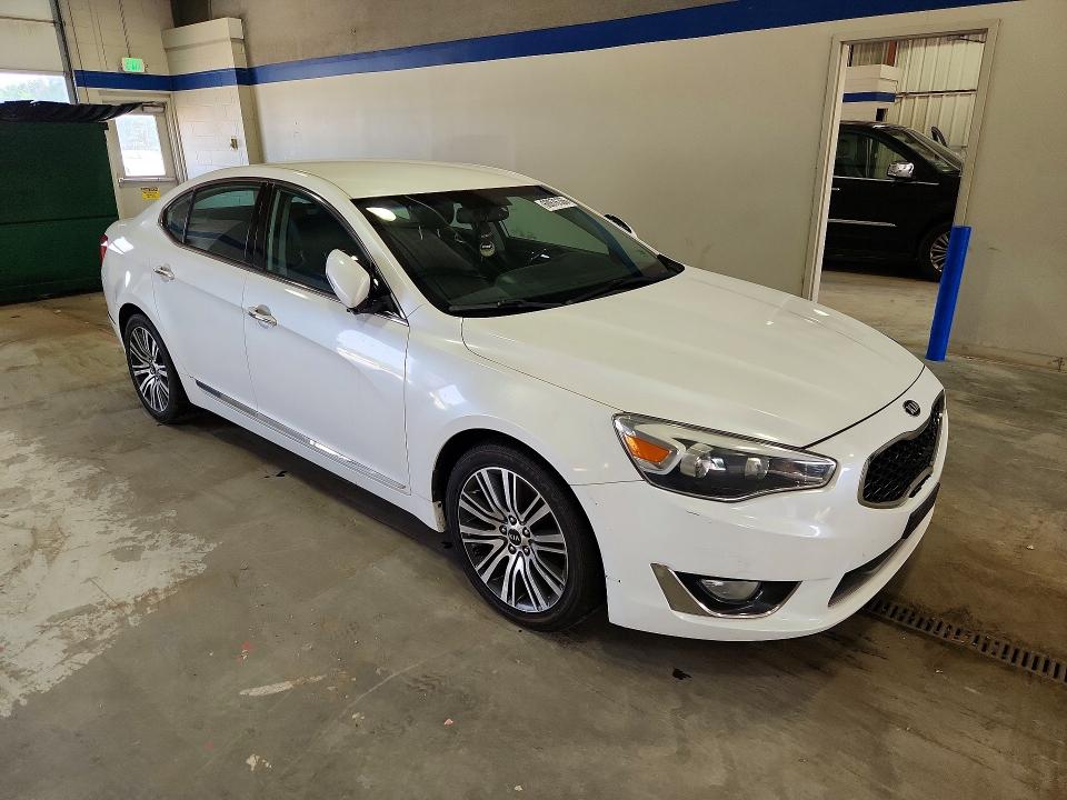 2014 Kia Cadenza VIN KNALN4D73E5153556 COPART salvage auction — MECHANICAL, VA - CERTIFICATE OF TITLE, sold $375 on 2026-07-24 (photo 4)