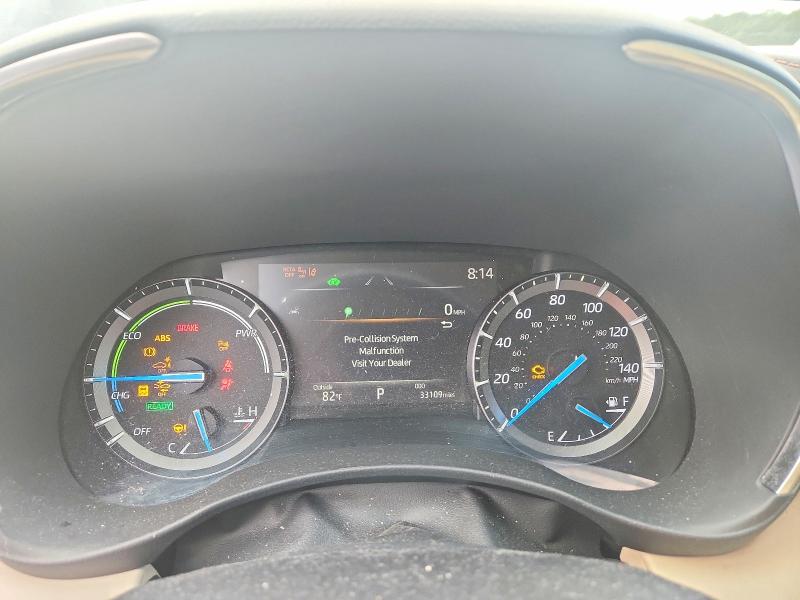 2021 Toyota Highlander VIN 5TDDBRCH0MS528075 COPART salvage auction — FRONT END, GA - CERT OF TITLE-SALVAGE, sold $21,800 on 2026-08-25 (photo 9)