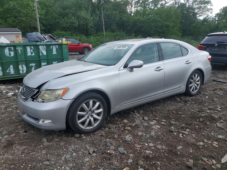 2007 Lexus Ls 460 VIN JTHBL46F175045978 COPART salvage auction — FRONT END, NY - MV-907A SALVAGE CERTIFICATE, sold $425 on 2026-07-23 (photo 1)