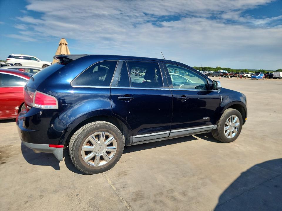 2008 Lincoln Mkx VIN 2LMDU68CX8BJ23791 COPART salvage auction — NORMAL WEAR, Tx - Certificate Of Title, sold $1,300 on 2026-07-30 (photo 3)