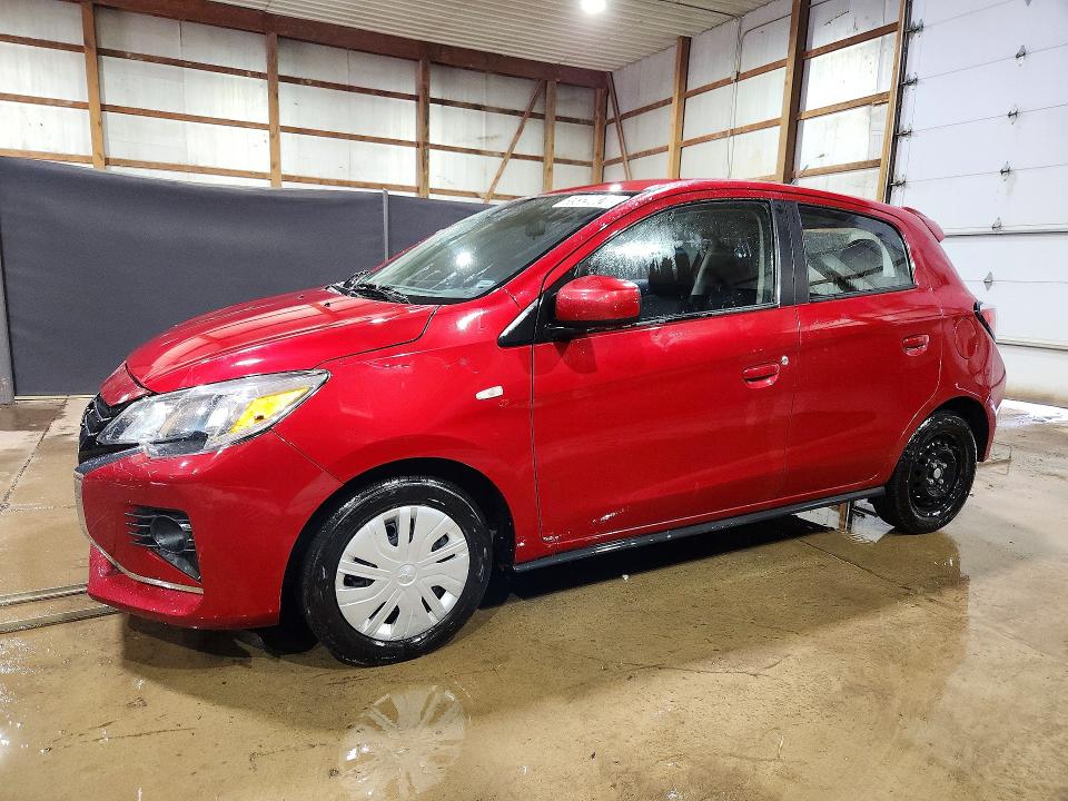2024 Mitsubishi Mirage VIN ML32AUHJ6RH006753 COPART salvage auction — FRONT END, Oh - Certificate Of Title (P), sold $5,700 on 2026-07-06 (photo 1)