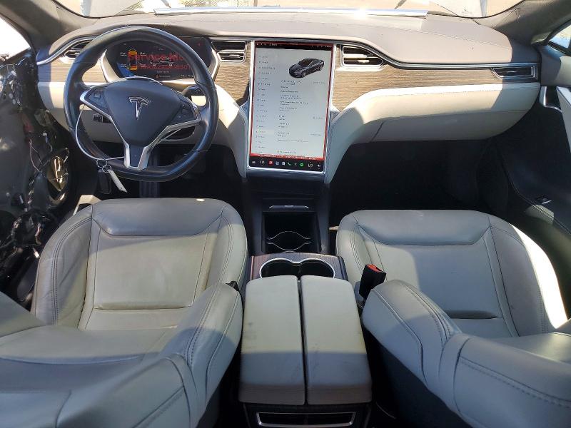 2016 Tesla Model s VIN 5YJSA1E2XGF153017 COPART salvage auction — FRONT END, CA - SALVAGE CERTIFICATE, sold $1,200 on 2026-07-21 (photo 8)