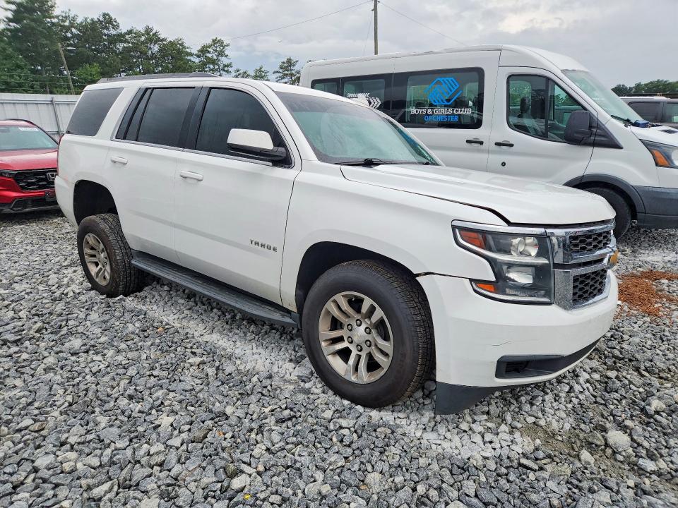 2017 Chevrolet Tahoe VIN 1GNSCAKC7HR309167 COPART salvage auction — FRONT END, GA - CERTIFICATE OF TITLE, sold $275 on 2026-07-28 (photo 4)