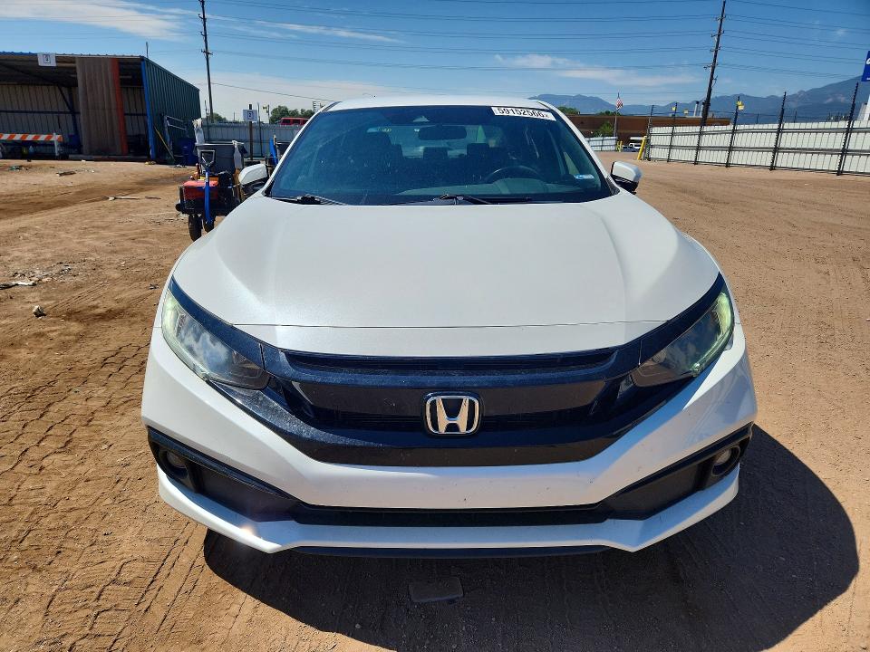 2020 Honda Civic VIN 2HGFC2F88LH520667 COPART salvage auction — HAIL, Nc - Salvage Certificate Of Title, sold $8,500 on 2026-08-19 (photo 5)