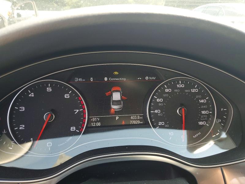 2014 Audi A6 VIN WAUHGAFC9EN085708 COPART salvage auction — REAR END, WA - BILL OF SALE, sold $2,750 on 2026-07-24 (photo 9)