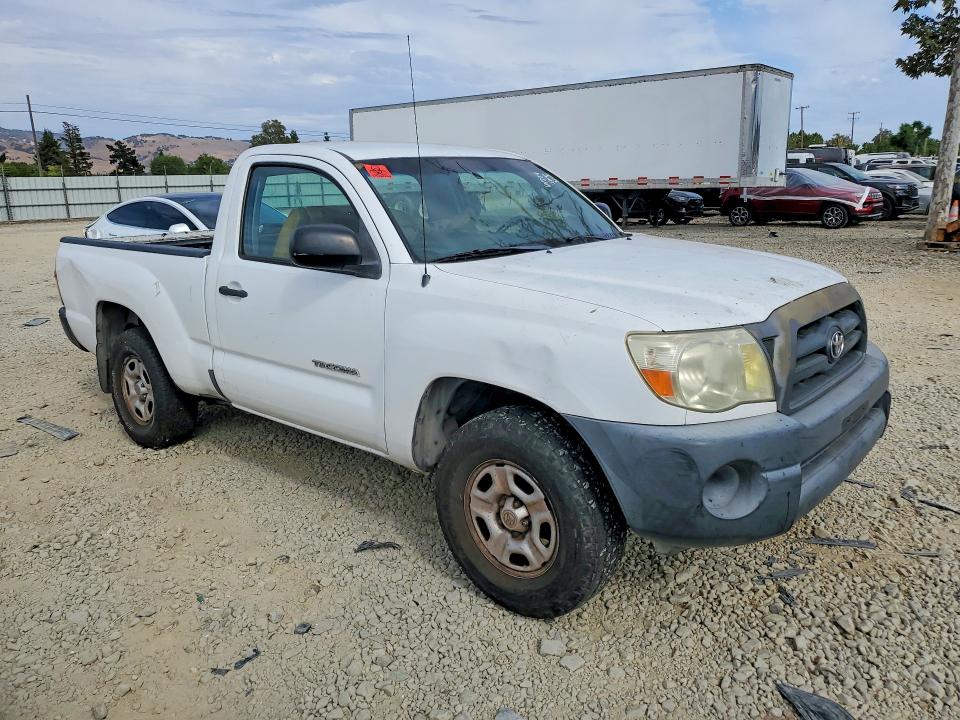 2007 Toyota Tacoma VIN 5TENX22N37Z394805 COPART salvage auction — VANDALISM, CA - SALVAGE CERTIFICATE, sold $225 on 2026-07-28 (photo 4)