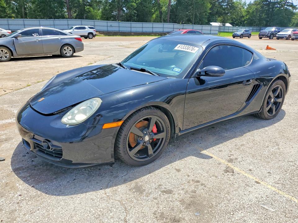 2007 Porsche Cayman VIN WP0AB29827U780363 COPART salvage auction — MECHANICAL, TX - CERTIFICATE OF TITLE, sold $1,100 on 2026-07-27 (photo 1)