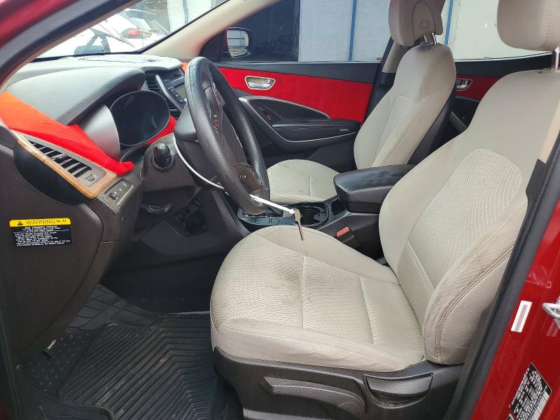 2015 Hyundai Santa fe VIN 5XYZT3LB7FG252473 COPART salvage auction — NORMAL WEAR, PA - CERTIFICATE OF SALVAGE, sold $1,450 on 2026-07-13 (photo 7)