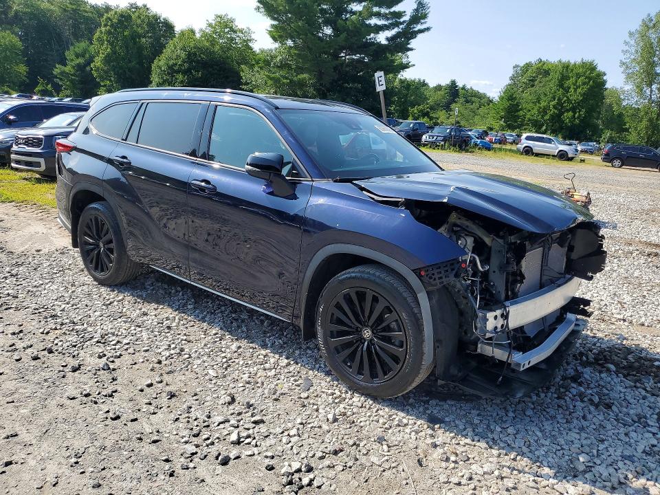 2023 Toyota Highlander VIN 5TDKDRBH0PS512837 COPART salvage auction — FRONT END, NY - CERTIFICATE OF TITLE, sold $22,800 on 2026-08-24 (photo 4)