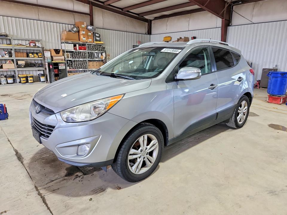 2013 Hyundai Tucson VIN KM8JU3AC0DU759566 COPART salvage auction — MINOR DENT/SCRATCHES, Md - Certificate Of Title, sold $850 on 2026-07-24 (photo 1)