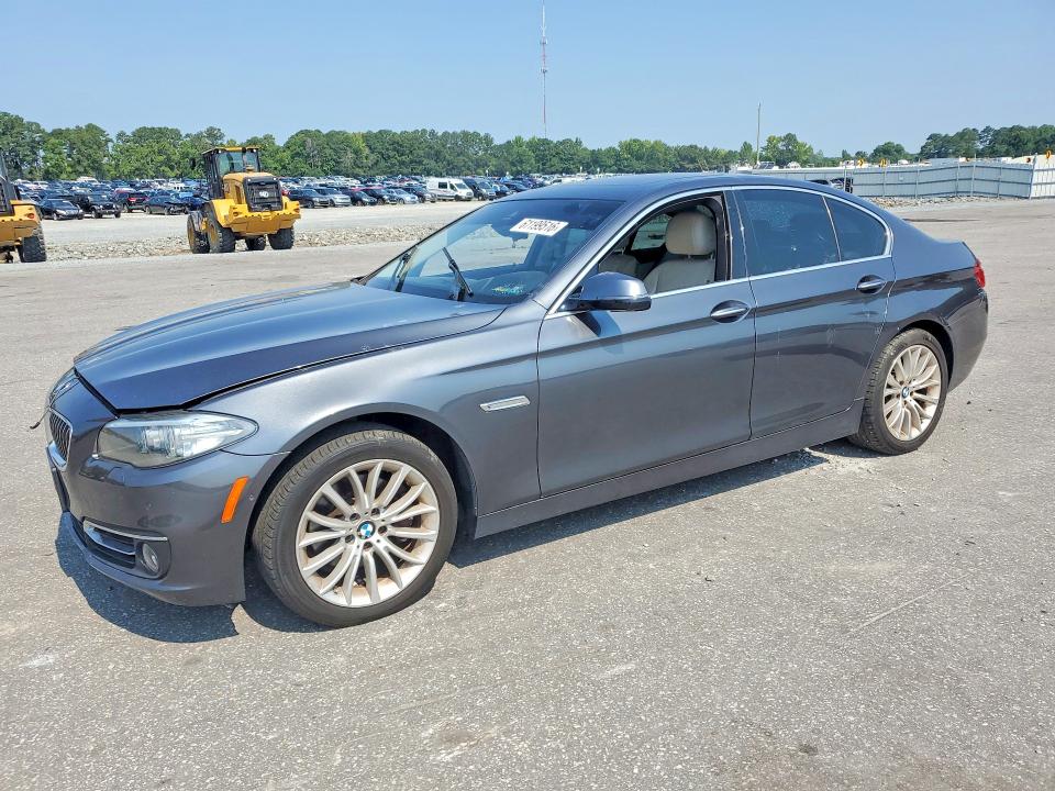 2016 BMW 5er VIN WBA5A7C52GG643628 COPART salvage auction — MINOR DENT/SCRATCHES, Nc - Dealer Only Clean Title, sold $3,850 on 2026-07-28 (photo 1)
