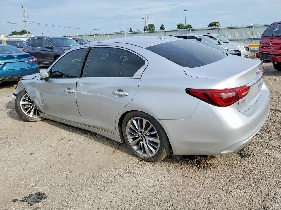 2018 Infiniti Q50 VIN JN1EV7AR2JM440473 COPART salvage auction — FRONT END, In - Certificate Of Title, sold $400 on 2026-07-20 (photo 2)