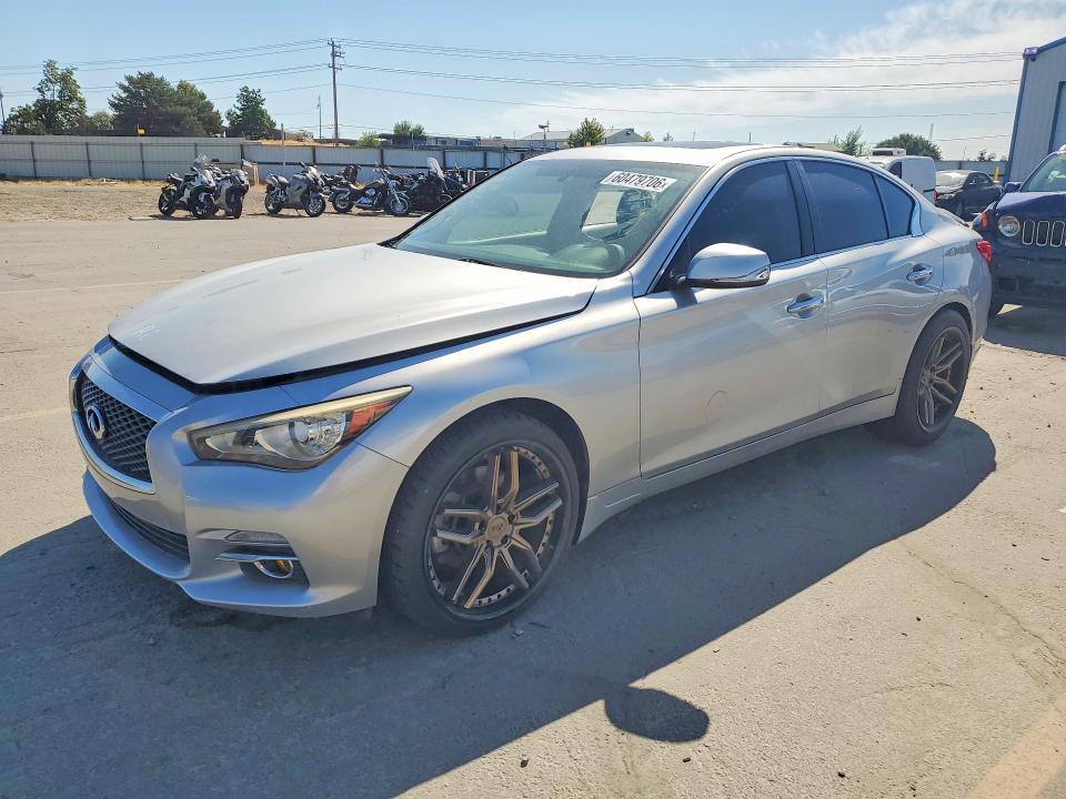 2016 Infiniti Q50 VIN JN1CV7AP6GM202558 COPART salvage auction — MECHANICAL, Ca - Salvage Certificate, sold $4,000 on 2026-07-30 (photo 1)