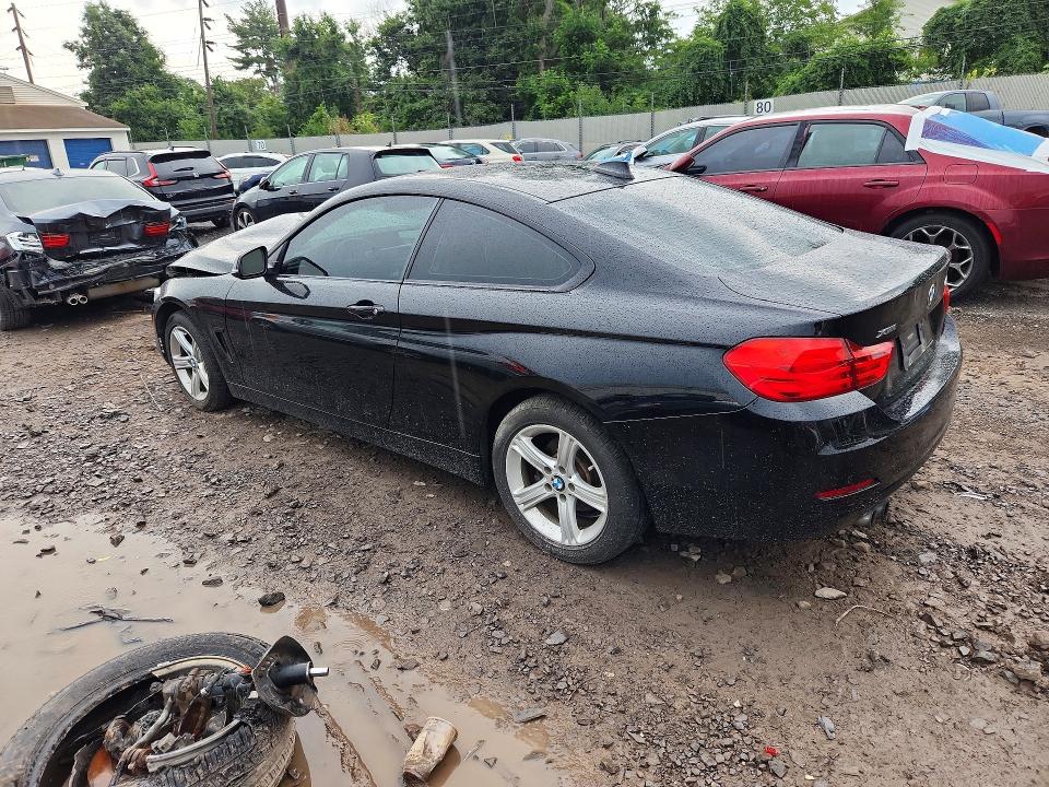 2015 BMW 4er VIN WBA3N9C5XFK247241 COPART salvage auction — FRONT END, Pa - Cert Of Title-W&R=Flood&Recnst, sold $600 on 2026-07-27 (photo 2)