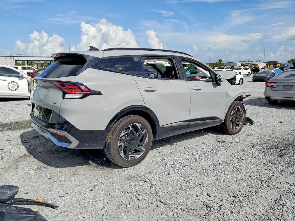 2025 Kia Sportage VIN 5XYK5CDF8SG269564 COPART salvage auction — FRONT END, Fl - Certificate Of Title, sold $10,000 on 2026-07-10 (photo 3)