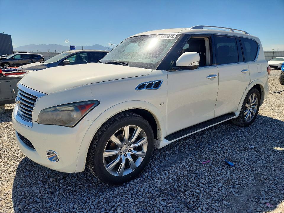 2014 Infiniti Qx80 VIN JN8AZ2NE7E9067986 COPART salvage auction — MECHANICAL, Ut - Certificate Of Title, sold $400 on 2026-07-17 (photo 1)