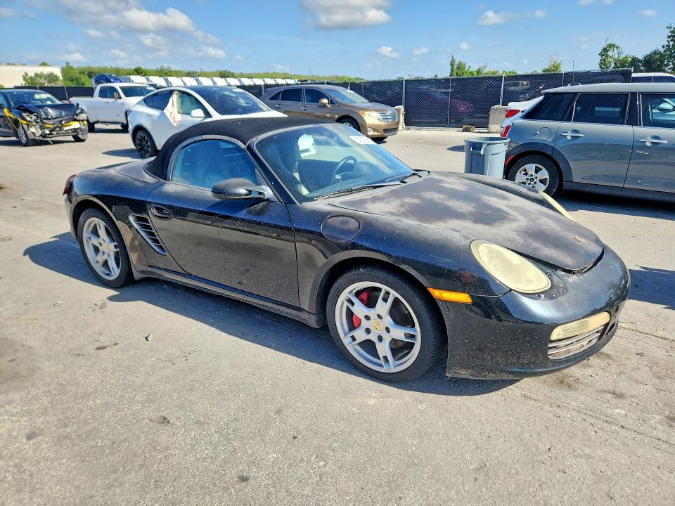 2005 Porsche Boxster VIN WP0CB29895S730433 COPART salvage auction — MINOR DENT/SCRATCHES, NC - CERTIFICATE OF TITLE (P), sold $1,350 on 2026-07-21 (photo 4)