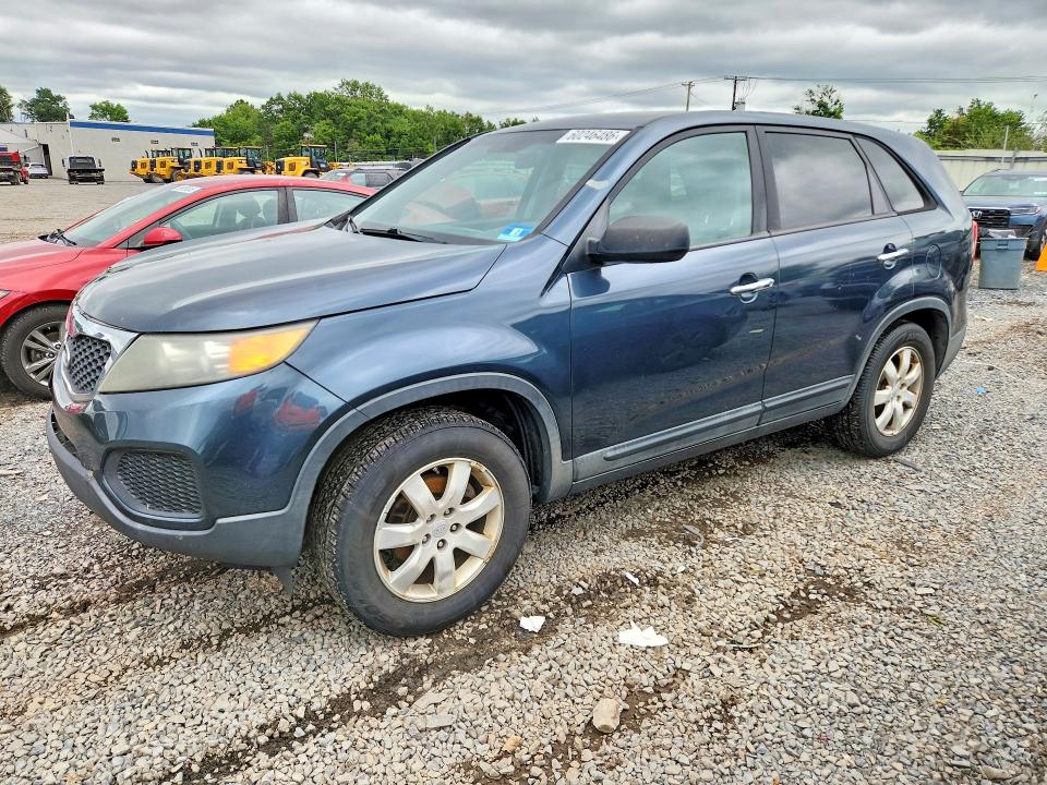 2011 Kia Sorento VIN 5XYKT3A17BG005931 COPART salvage auction — FRONT END, Nj - Certificate Of Title, sold $525 on 2026-07-10 (photo 1)